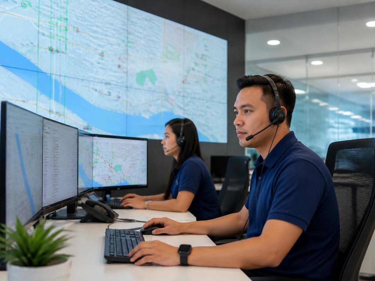 Control tower — 24/7 dispatch and live tracking — careers at Road Pro Trucking and Trading Inc.