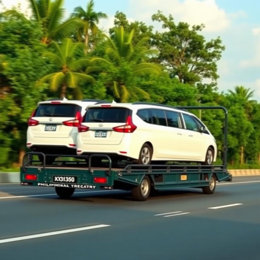 Finished-vehicle car carrier