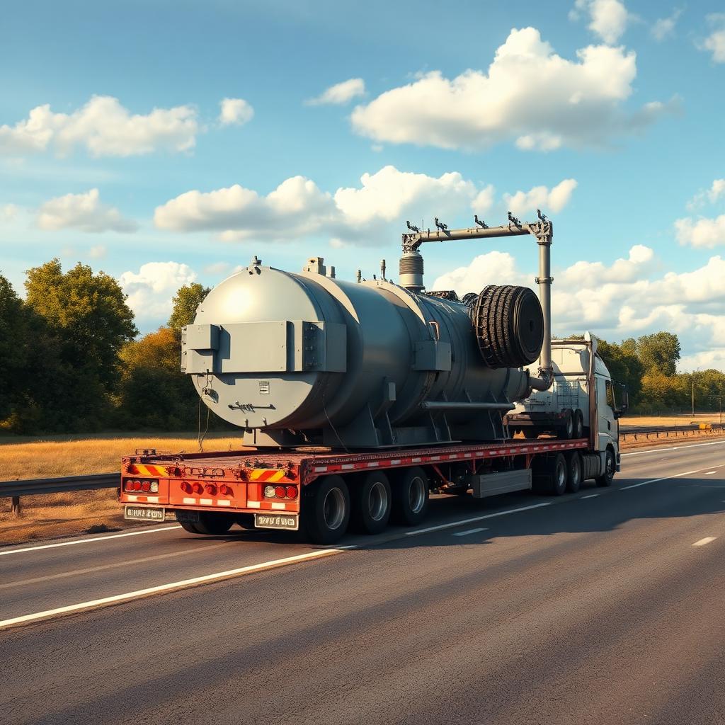 Transformer and genset transport