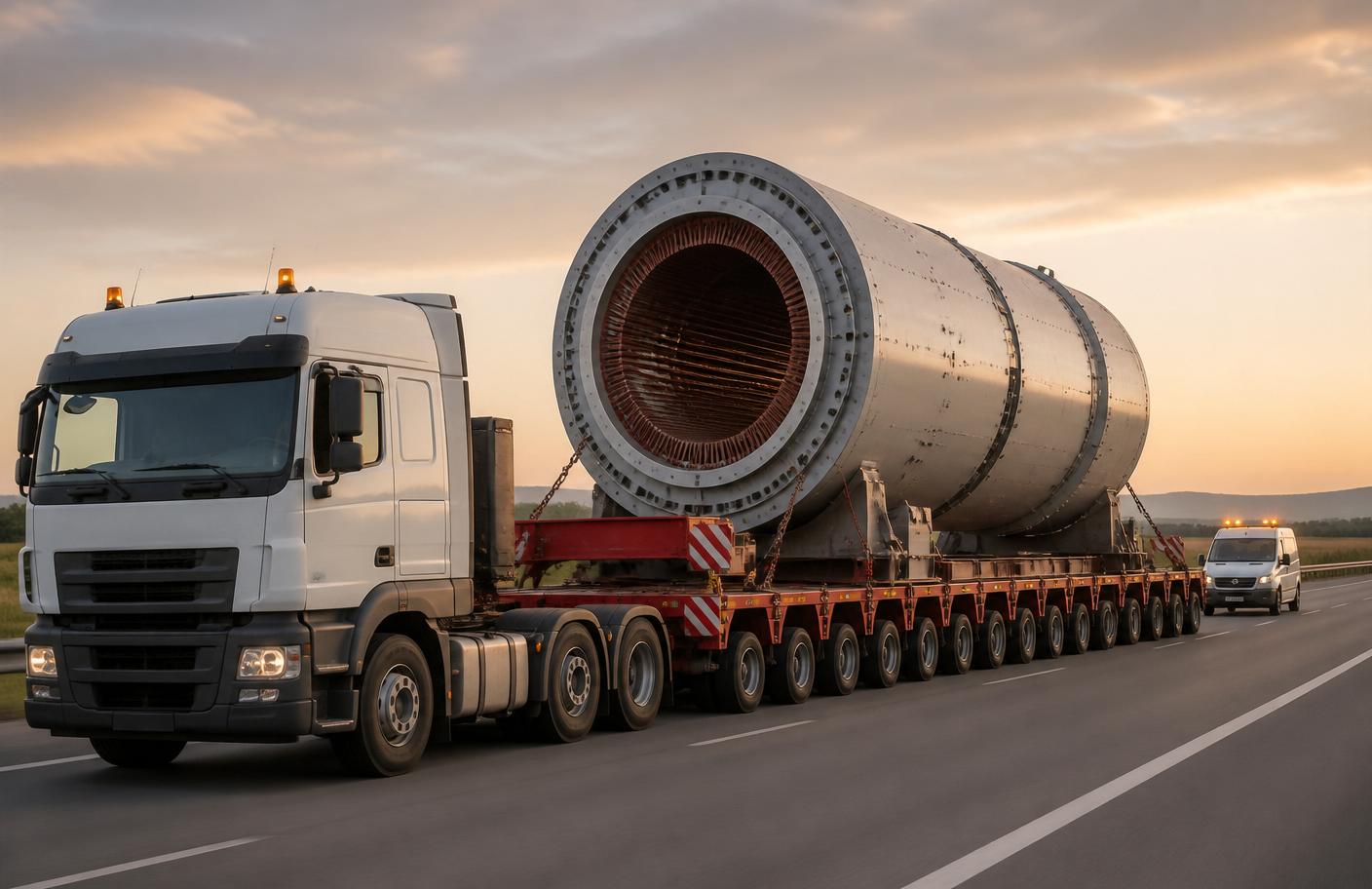 Power plant component moves