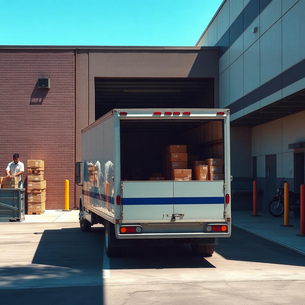 Wing vans loading for distribution